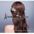 Elegant handmade crystal rhinestone casamento acessórios de cabelo nupcial